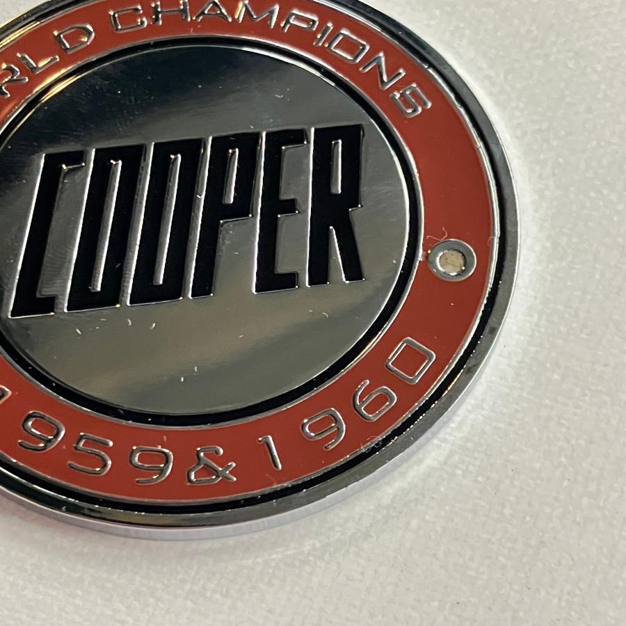 ローバー COOPER WORLD CHAMPIONS プレートエンブレム : ミニマルヤマ