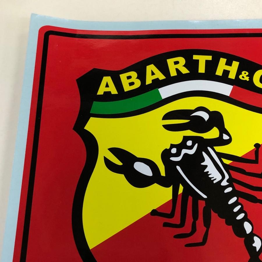 アバルト（ABARTH） ABARTH SERVIZIO CORSE ステッカー : ミニマルヤマ