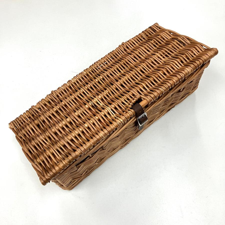 ローバーミニ フロアー置き型 ドリンクホルダーバスケット 籐製小物