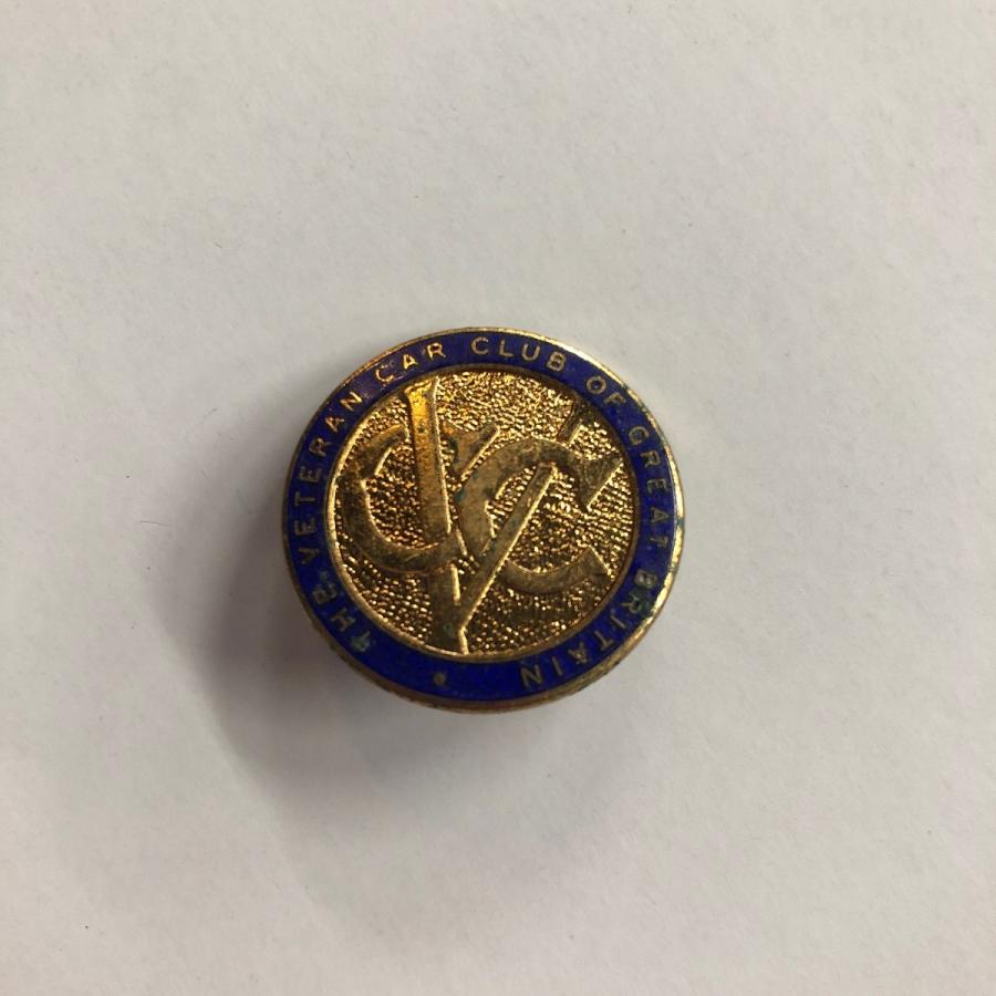 現品　THE VETERAN CAR CLUB OF GREAT BRITAIN　バッヂ