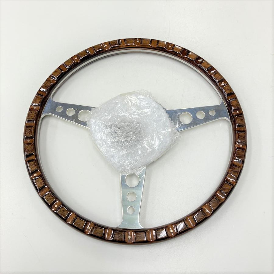 w*o様 ホワイトハンドル 35cm ピュアホワイト 高級ウッドステアリング QSW1003-W