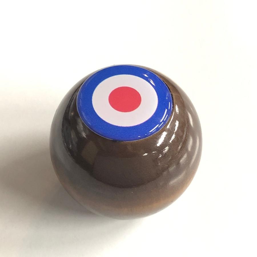 丸型ウッドシフトノブ（ターゲットマーク） : ミニマルヤマ - 通販