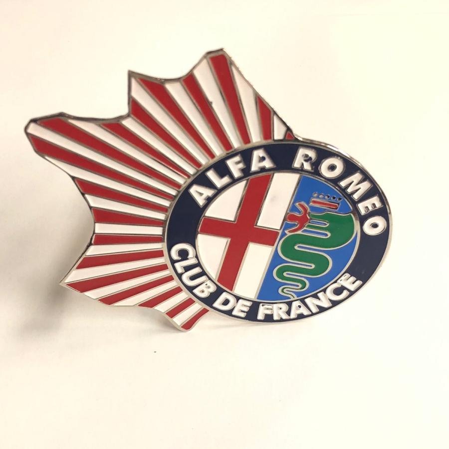 アルファロメオ 現品 ALFA ROMEO CLUB DE FRANCE グリルバッチ : ミニ 