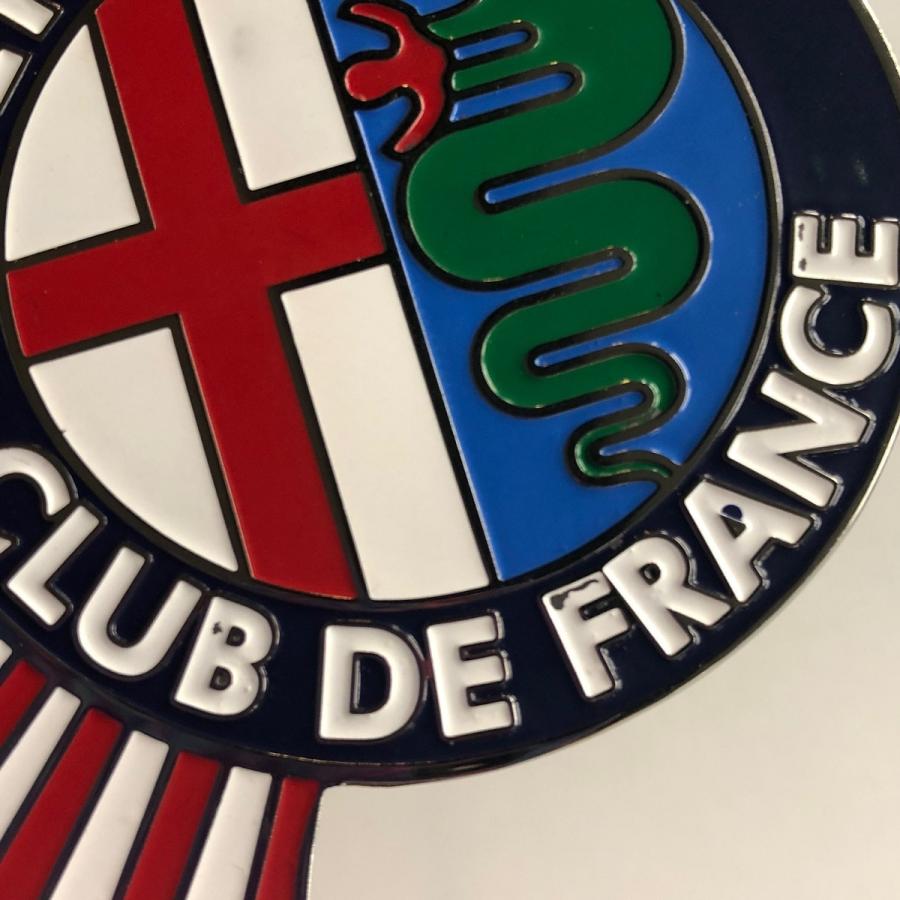 アルファロメオ 現品 ALFA ROMEO CLUB DE FRANCE グリルバッチ : ミニ 