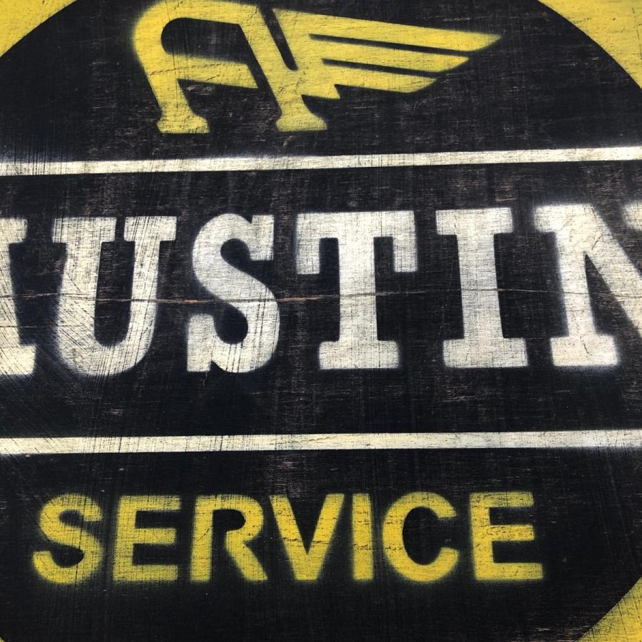 現品 AUSTIN ウッド看板 : ミニマルヤマ - 通販 - Yahoo!ショッピング