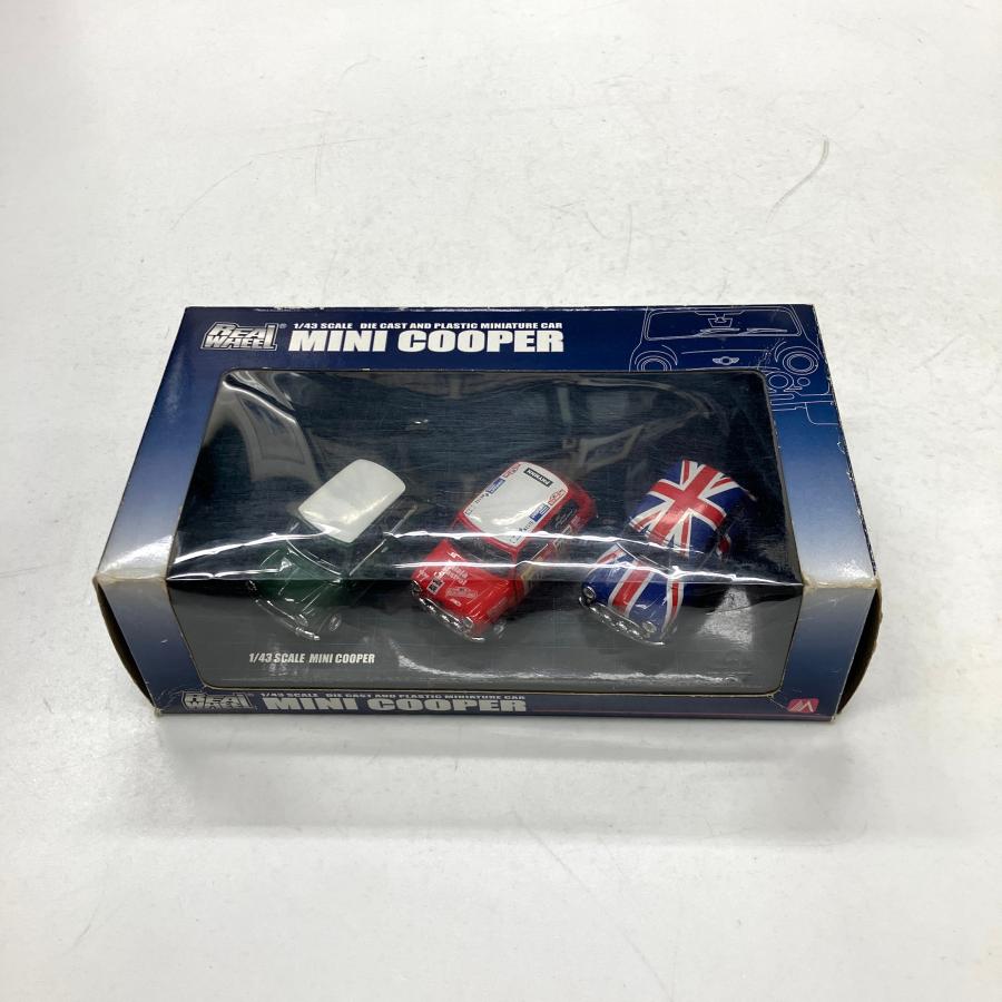 現品 REAL WHEEL 1/43 MINI COOPER ミニカー3台セット : ミニマルヤマ