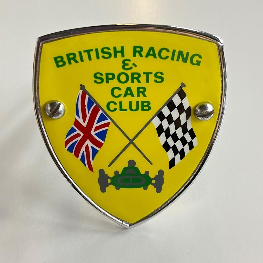 公式ストア BRSCC ブリティッシュ レーシング スポーツ グリルバッジ