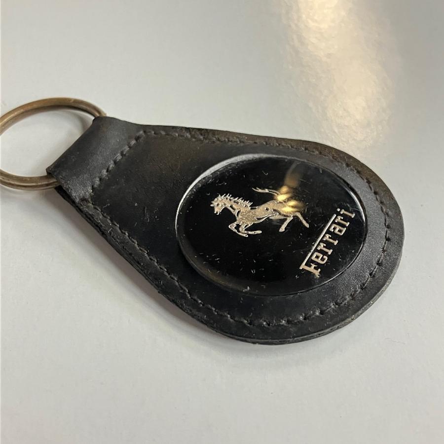 Ferrari（フェラーリ） 現品 レザーキーホルダー ブラック : ミニ 