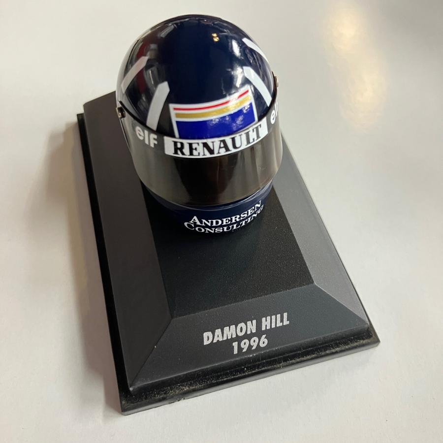 現品 F1 ヘルメットディスプレイ 1/8 デーモンヒル96 : ミニ 現品 F1 ヘルメットディスプレイ 1/8 デーモンヒル96 : ミニ