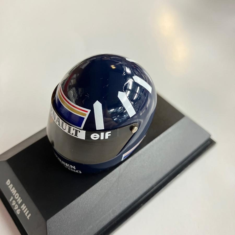 現品 F1 ヘルメットディスプレイ 1/8 デーモンヒル96 : ミニ 現品 F1 ヘルメットディスプレイ 1/8 デーモンヒル96 : ミニ