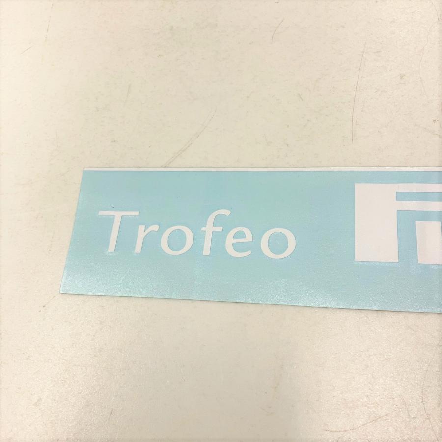 ステッカー　エンバリなど　単品購入可　未確定多々あり　白台紙の件も Trofeo Pirelli 切り文字ステッカー : ミニマルヤマ - 通販 - Yahoo
