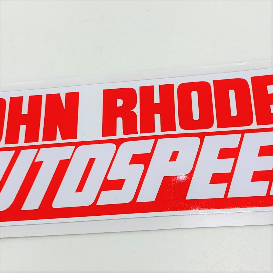 JOHN RHODES AUTOSPEED ステッカー : ミニマルヤマ - 通販 - Yahoo