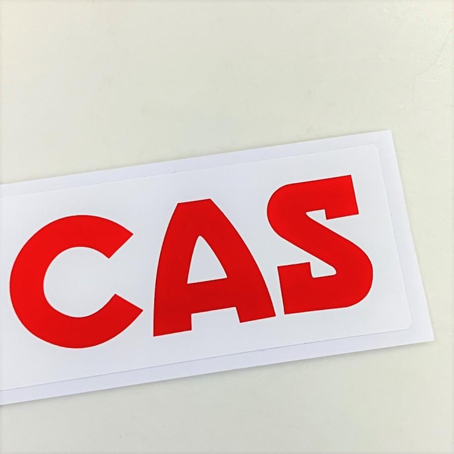 LUCAS ステッカー ホワイト/レッド : ミニマルヤマ - 通販