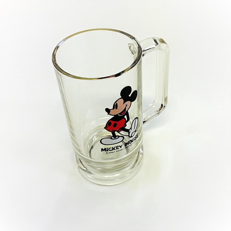 Disney 現品 ミッキーマウス ヴィンテージジョッキグラス : ミニ