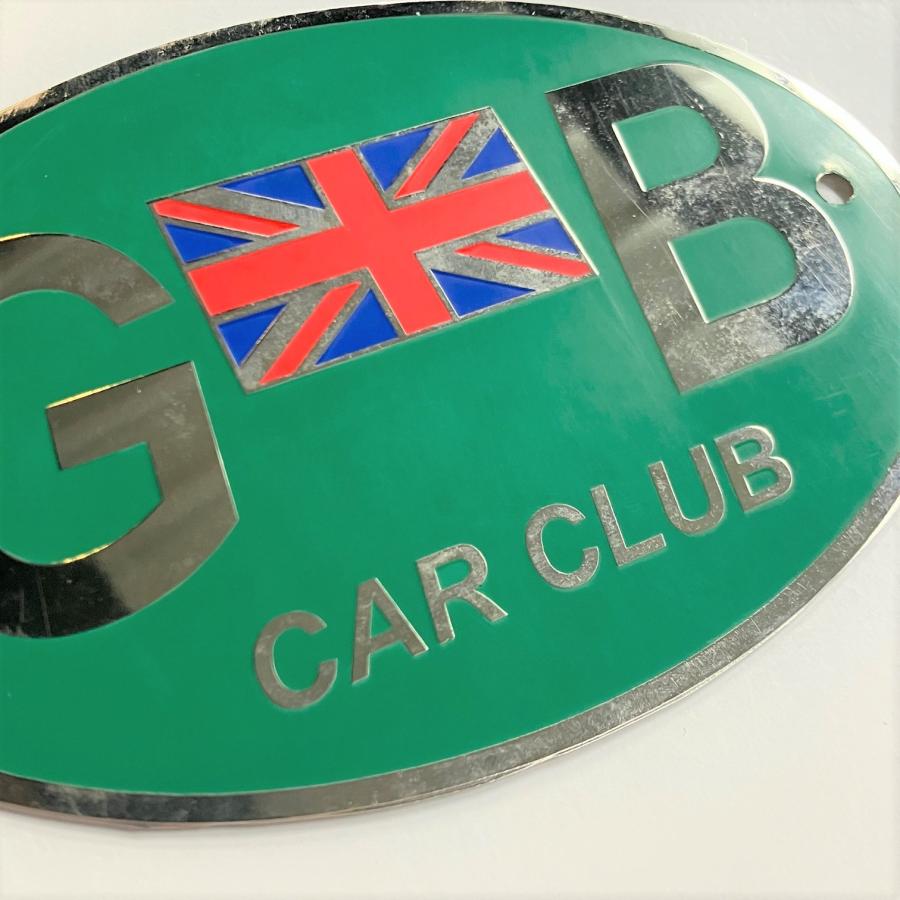 現品 GB CAR CLUB エンブレムプレート : ミニマルヤマ - 通販 - Yahoo 