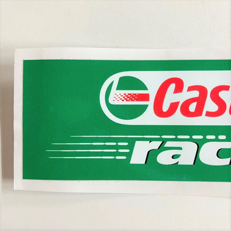 【オートモビリア】Castrol カストロール ホーロー看板【ガレージ】 Castrol（カストロール） Castrol racing ステッカー : ミニマルヤマ