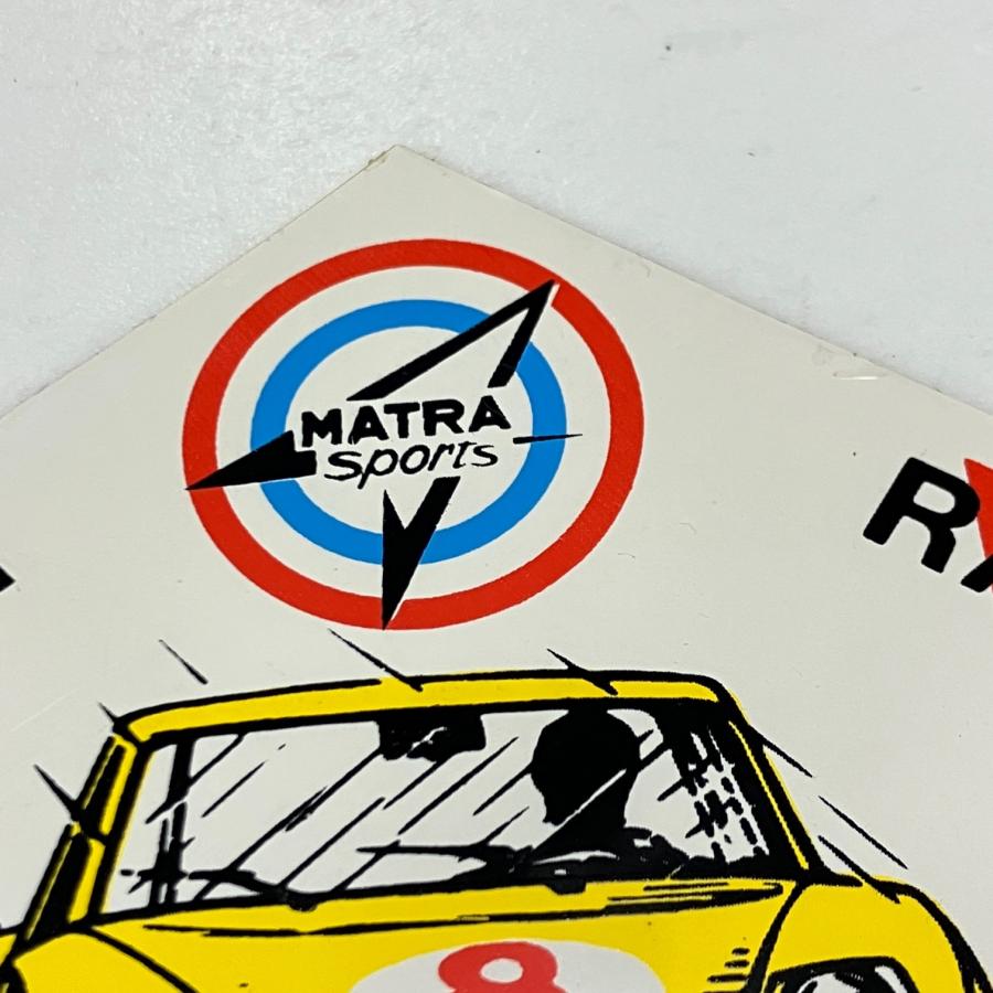 現品 MATRA RACING TEAM ステッカー : ミニマルヤマ - 通販 - Yahoo!ショッピング