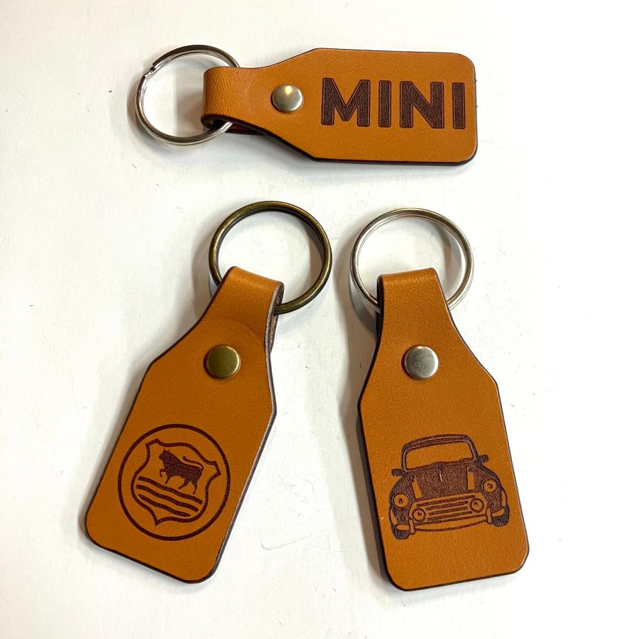 MINI・モーリス レザーキーホルダー : ミニマルヤマ - 通販 - Yahoo