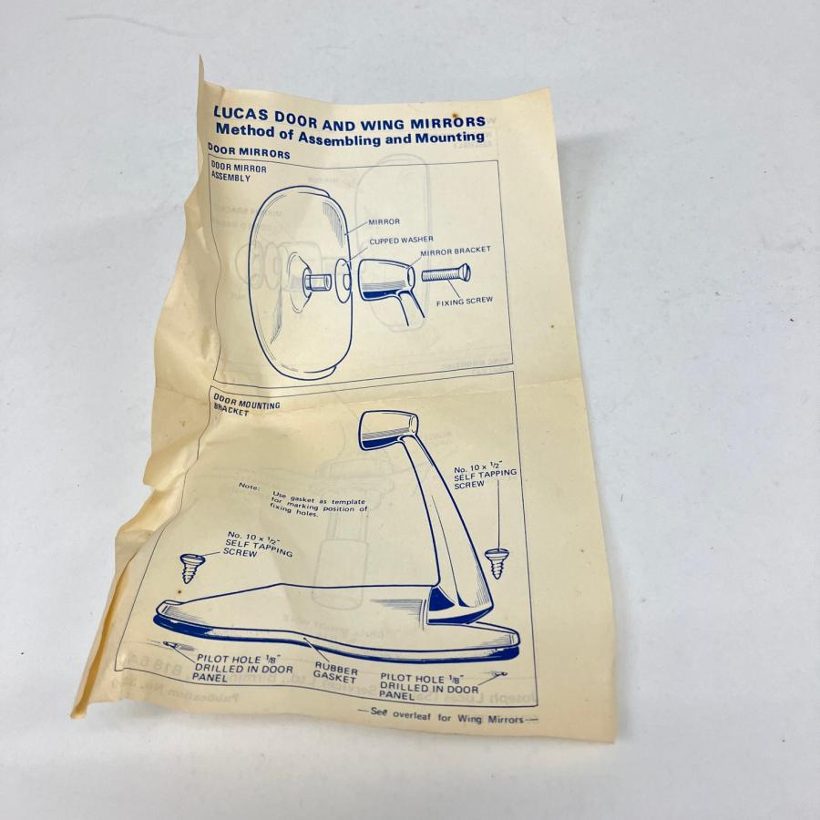現品 Lucas Car Mirror Head : ミニマルヤマ - 通販 - Yahoo!ショッピング