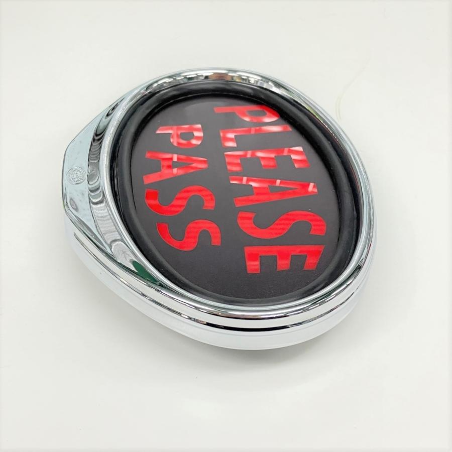 現品 PLEASE PASS LED カーエンブレム : ミニマルヤマ - 通販 - Yahoo