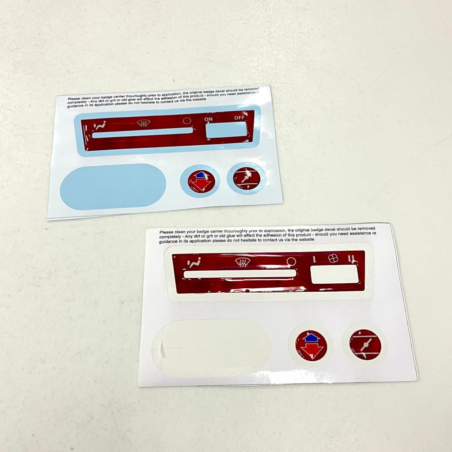 ローバー ヒータースイッチパネルステッカー・ウッド調 : ミニマルヤマ