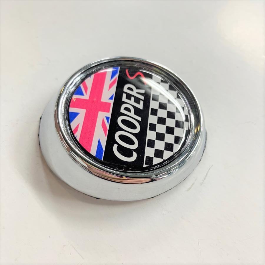 ローバー 丸型フロントエンブレム・チェッカー・ユニオンジャック