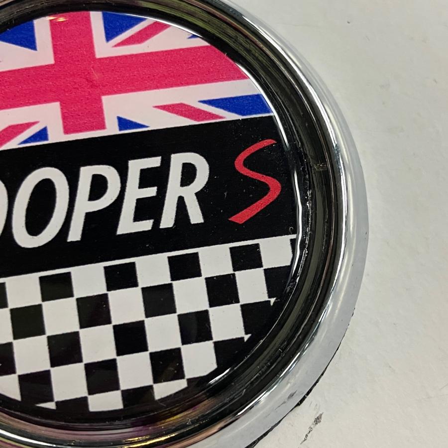 ローバー 丸型フロントエンブレム・チェッカー・ユニオンジャック