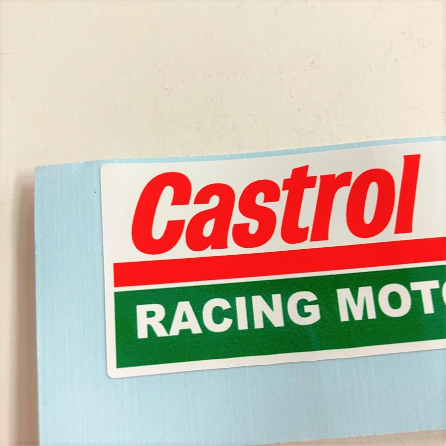 Castrol（カストロール） カストロールRステッカー長方形 スモール : ミニマルヤマ - 通販 - Yahoo!ショッピング