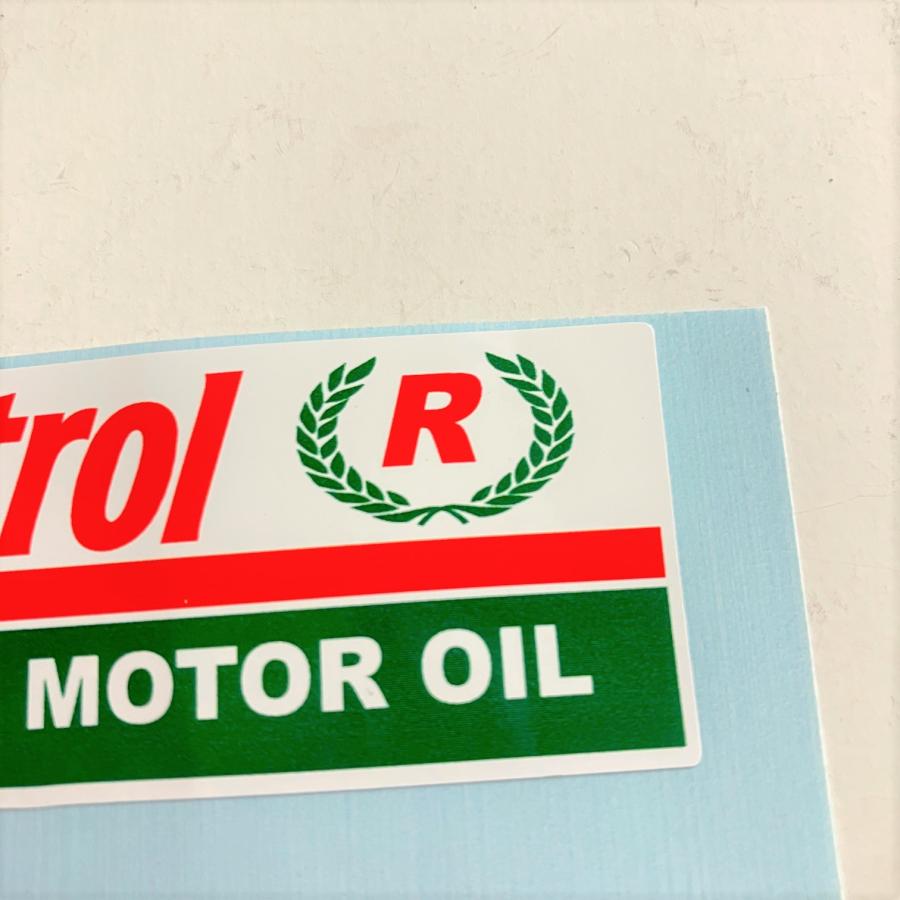 Castrol（カストロール） カストロールRステッカー長方形 スモール : ミニマルヤマ - 通販 - Yahoo!ショッピング