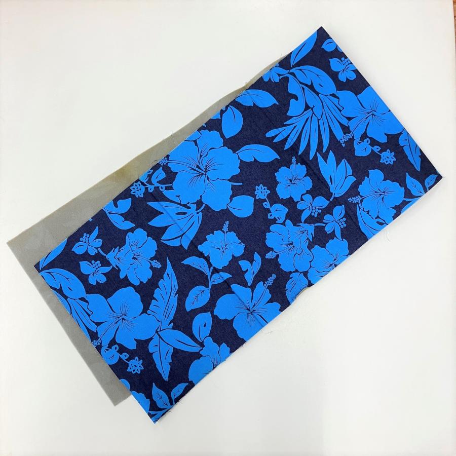 現品 ダッシュボードカバー ハイビスカス ブルー : ミニマルヤマ