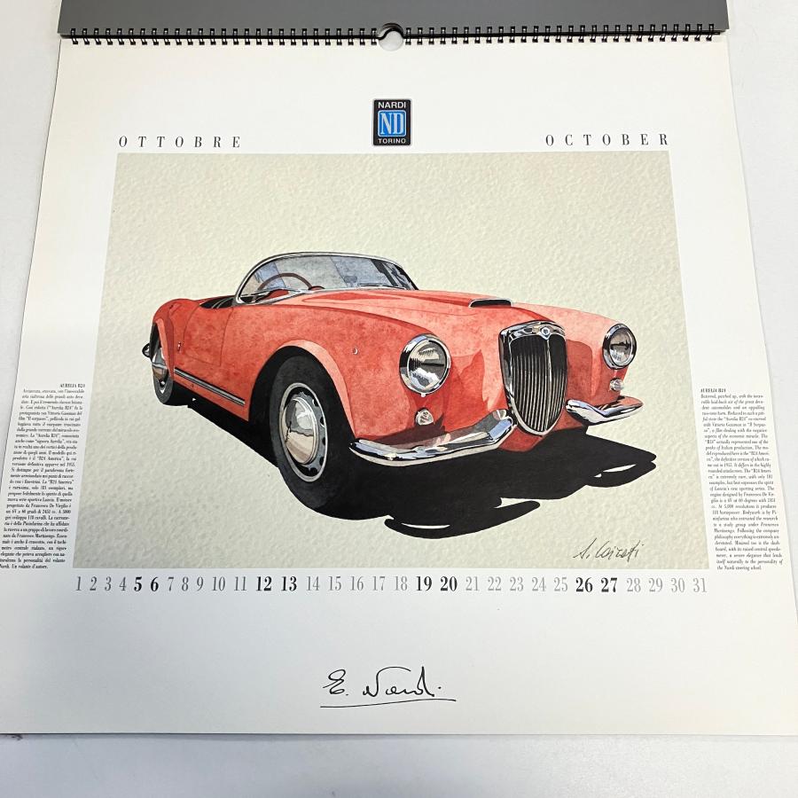 現品　NARDI　TORINO　1991　イラスト　カレンダー｜minimaruyama｜16