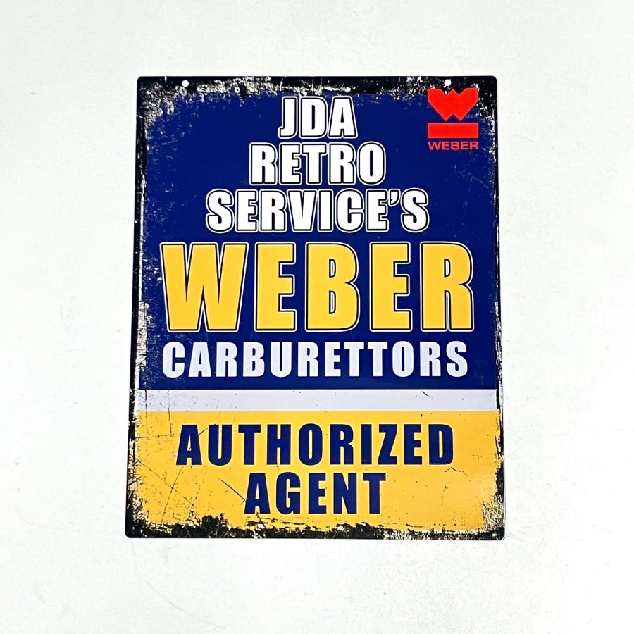 WEBER CARBURETTORS プレートディスプレイ看板 : ミニマルヤマ - 通販  