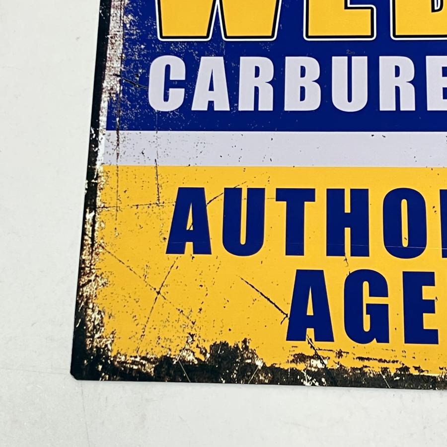 WEBER CARBURETTORS プレートディスプレイ看板の画像