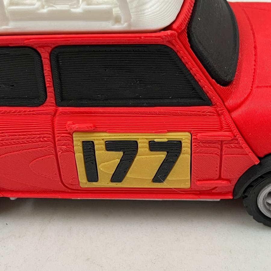 現品 ローバーミニ ゼッケン177 インテリア : ミニマルヤマ - 通販