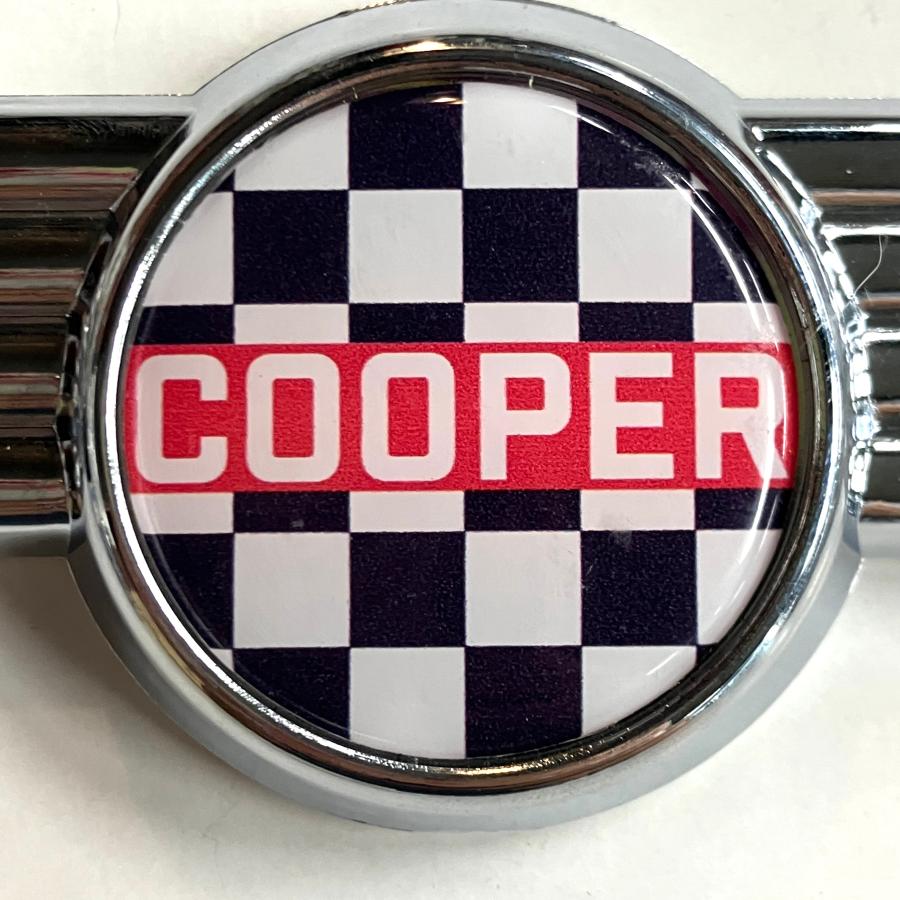 ローバー ウイングタイプ・フロントエンブレム（チェッカーCOOPER