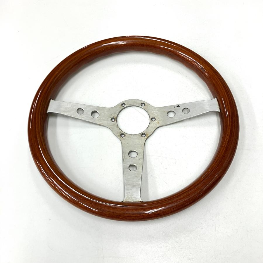 現品 CISA モモボス用 ウッドステアリング : ミニマルヤマ 現品 CISA モモボス用 ウッドステアリング : ミニマルヤマ