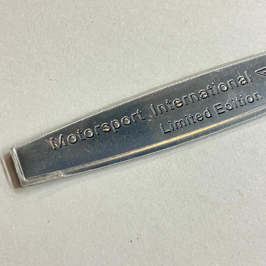 MINI Motorsport International Limited Edition プレートステッカー BB9686ミニマルヤマ