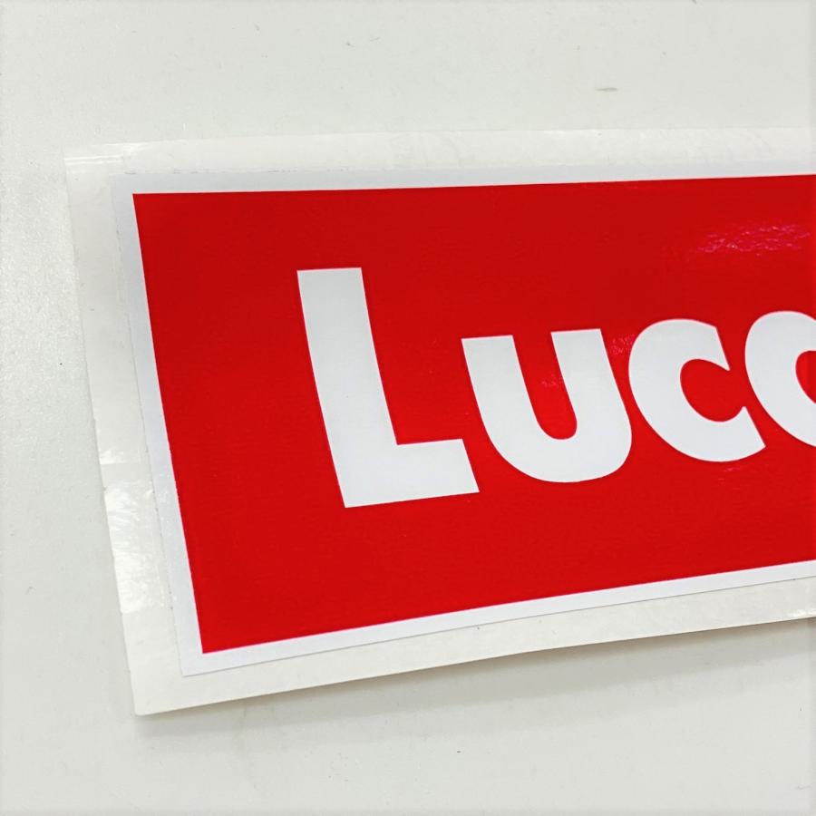 ❗短期間出品　ルカス　ステッカー LUCAS ステッカー レッド : ミニマルヤマ - 通販 - Yahoo