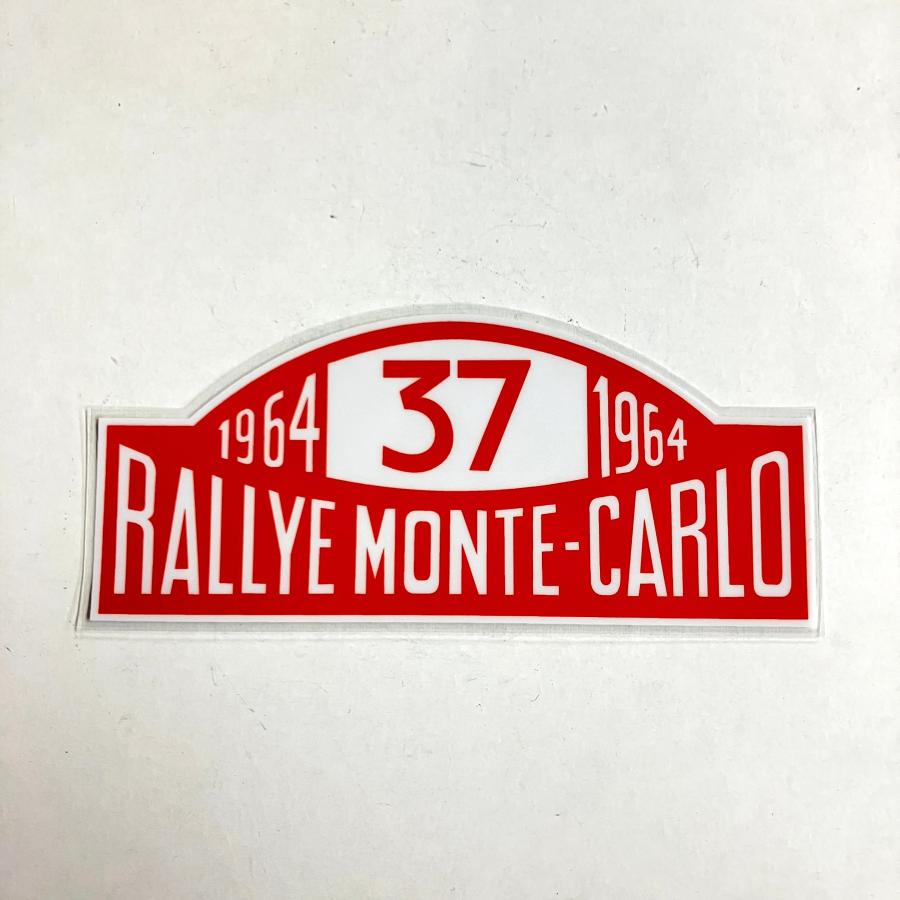 ローバー RALLYE MONTE CARLO ゼッケン37 ステッカー（裏貼り