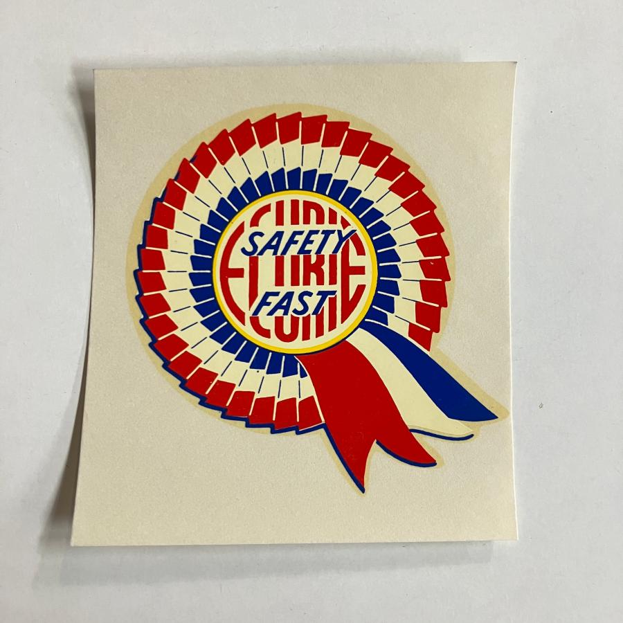 エドレス　水貼りシール　ステッカー ローバー ECURIE SAFETY FAST ロゼッタマーク 水貼り ステッカー