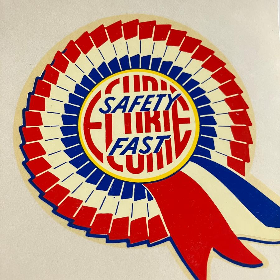 エドレス　水貼りシール　ステッカー ローバー ECURIE SAFETY FAST ロゼッタマーク 水貼り ステッカー