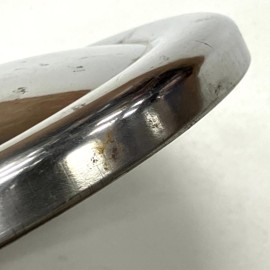 現品 10インチスチールホイール用センターキャップ・ステンレス