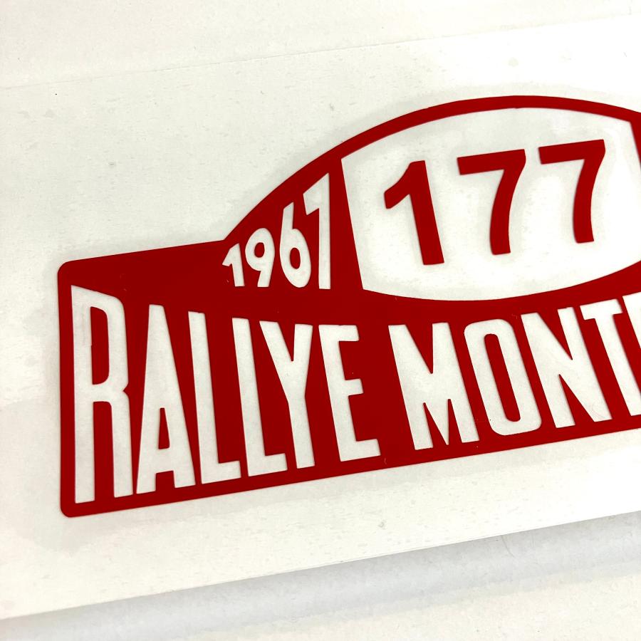 ローバー RALLYE MONTE-CALRO ゼッケン177 切文字ステッカー : ミニ