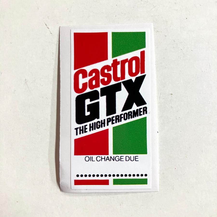 Castrol（カストロール） カストロールGTX オイル交換記載ステッカー