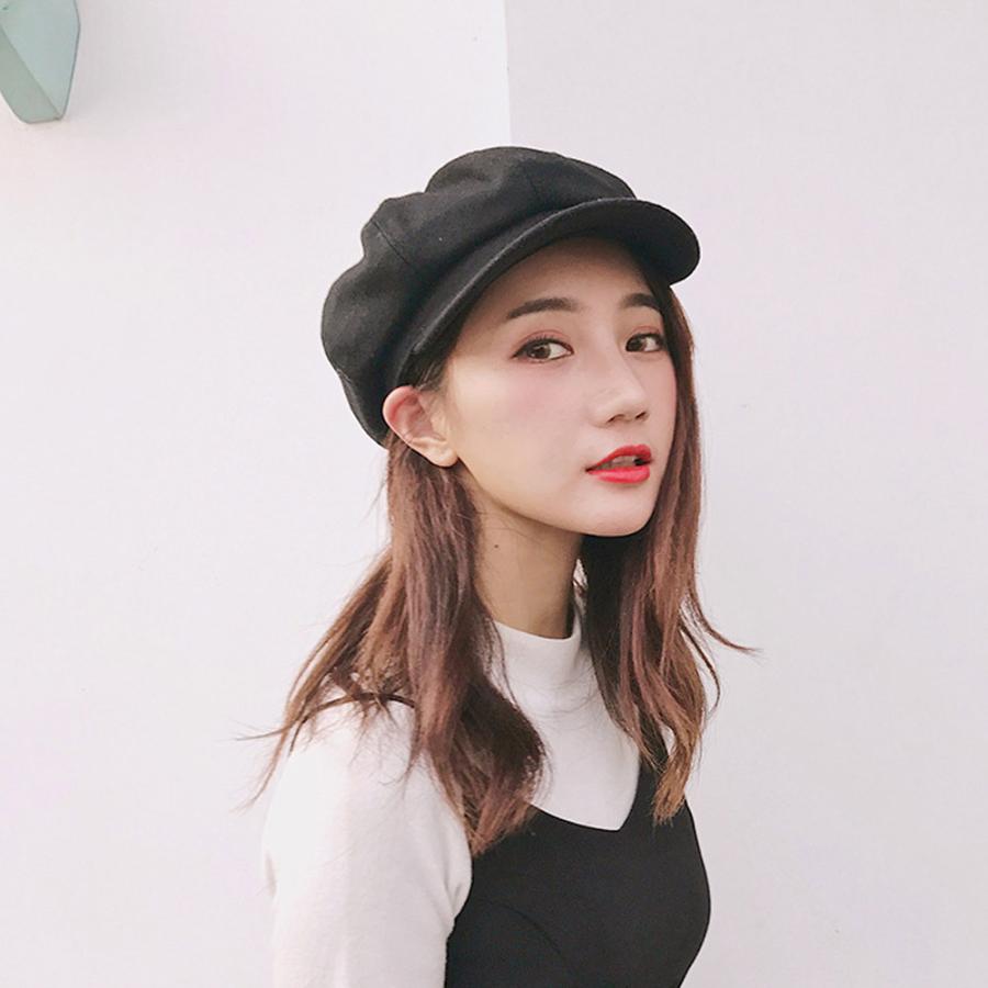 最終値下げ-キャスケット レディース 秋冬 帽子 キャップ 無地 防寒 ハンチング帽• つば付き 小顔効果 帽子 おしゃれ •きれいめ【ネコポス可】 ワンサイズ ブラック 帽子 レディース キャスケット マリンキャップ 婦人帽子 キャップ 秋冬 ウール 小顔効果 フリーサイズ 自転車