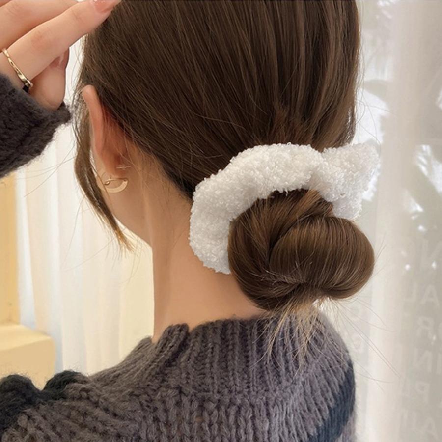 miniministore シュシュ 7本セット秋冬ヘアアクセサリー【ゆう