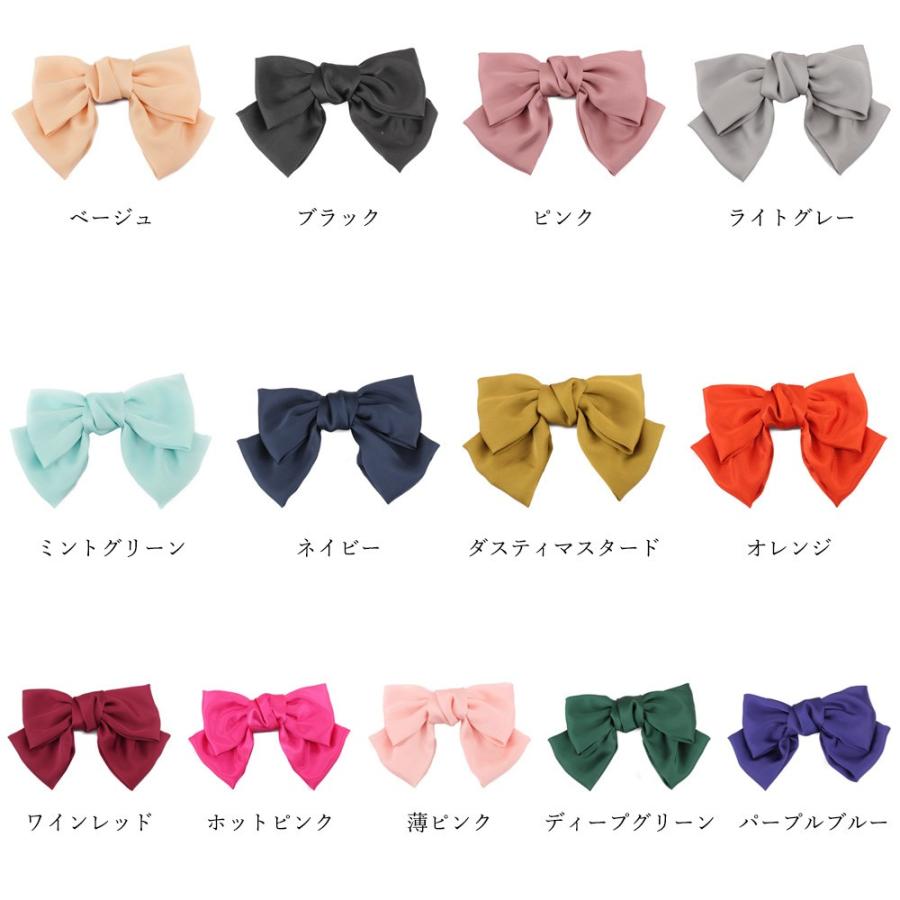 ヘアアクセサリー リボン バレッタ 大きい ヘアアクセサリー バレッタ 卒業式 ネコポス可 1mis 005 Miniministore 通販 Yahoo ショッピング