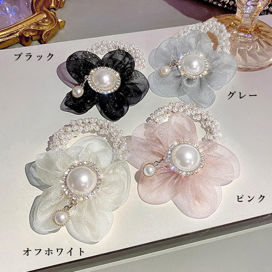 シュシュ レディースお花ヘアアクセサリー【ネコポス可】｜miniministore｜06