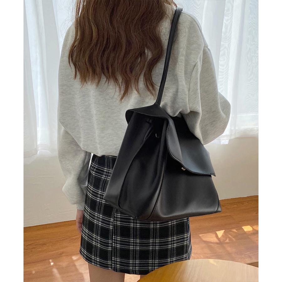 2WAY ショルダーバッグ 通勤 ワンハンドル 韓国 全5色 b5076 miniministore ワンハンドル トートバッグ 2WAY韓国