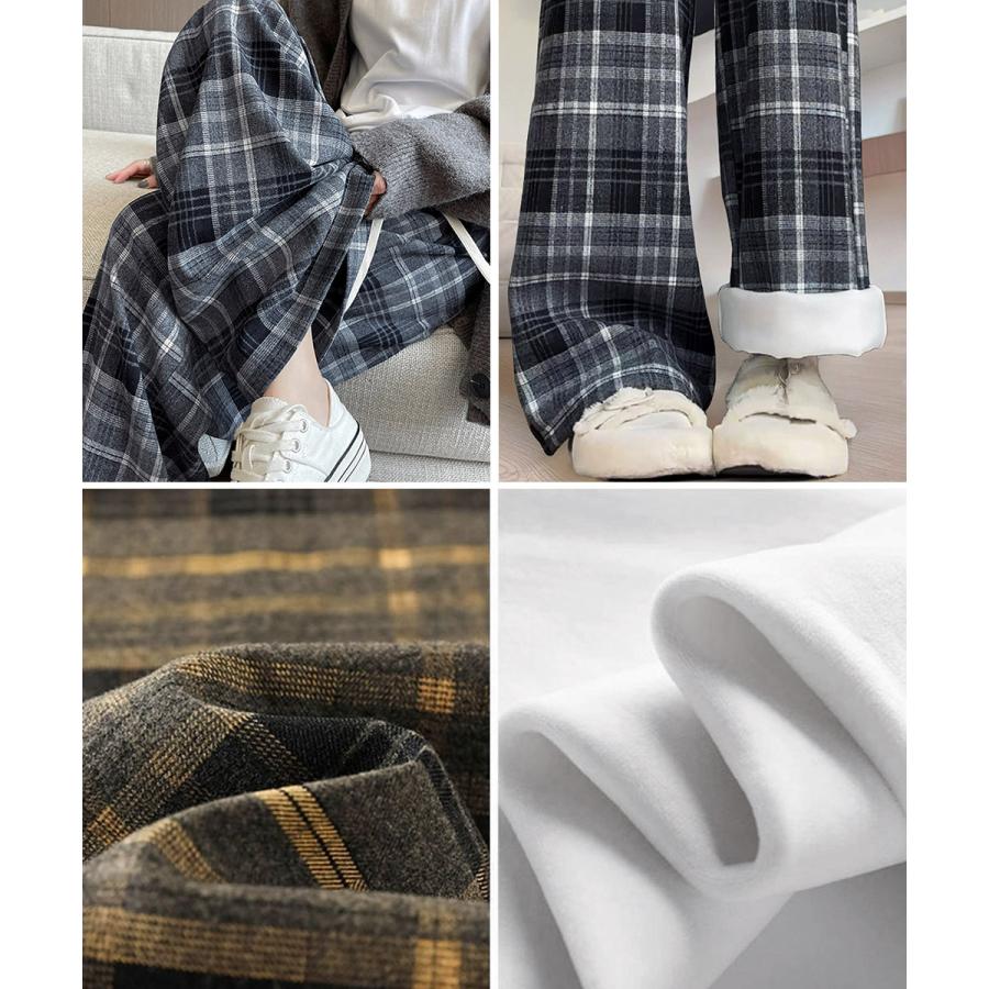 miniministore（ミニミニストア） チェック柄パンツハイウエストワイド